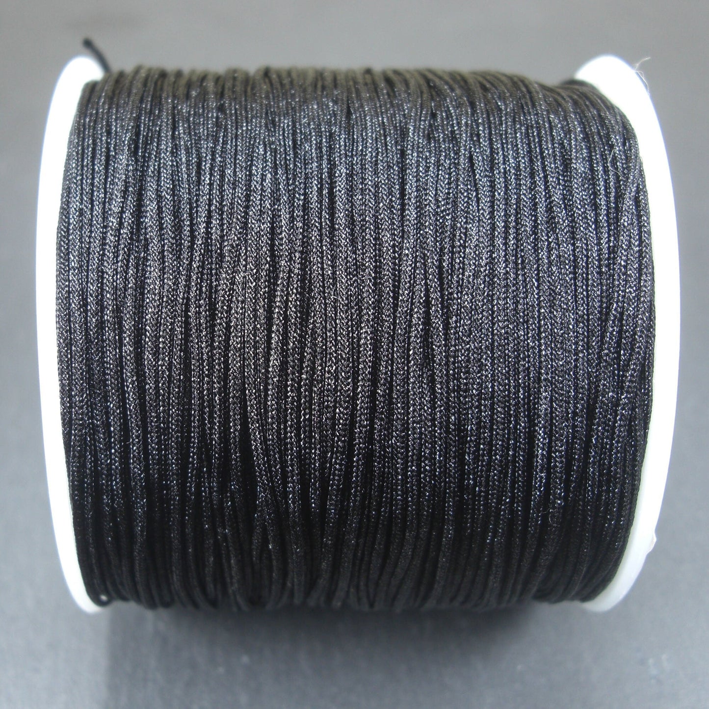 10 Meter Makramee Band 0,8 mm, schwarz, 10104