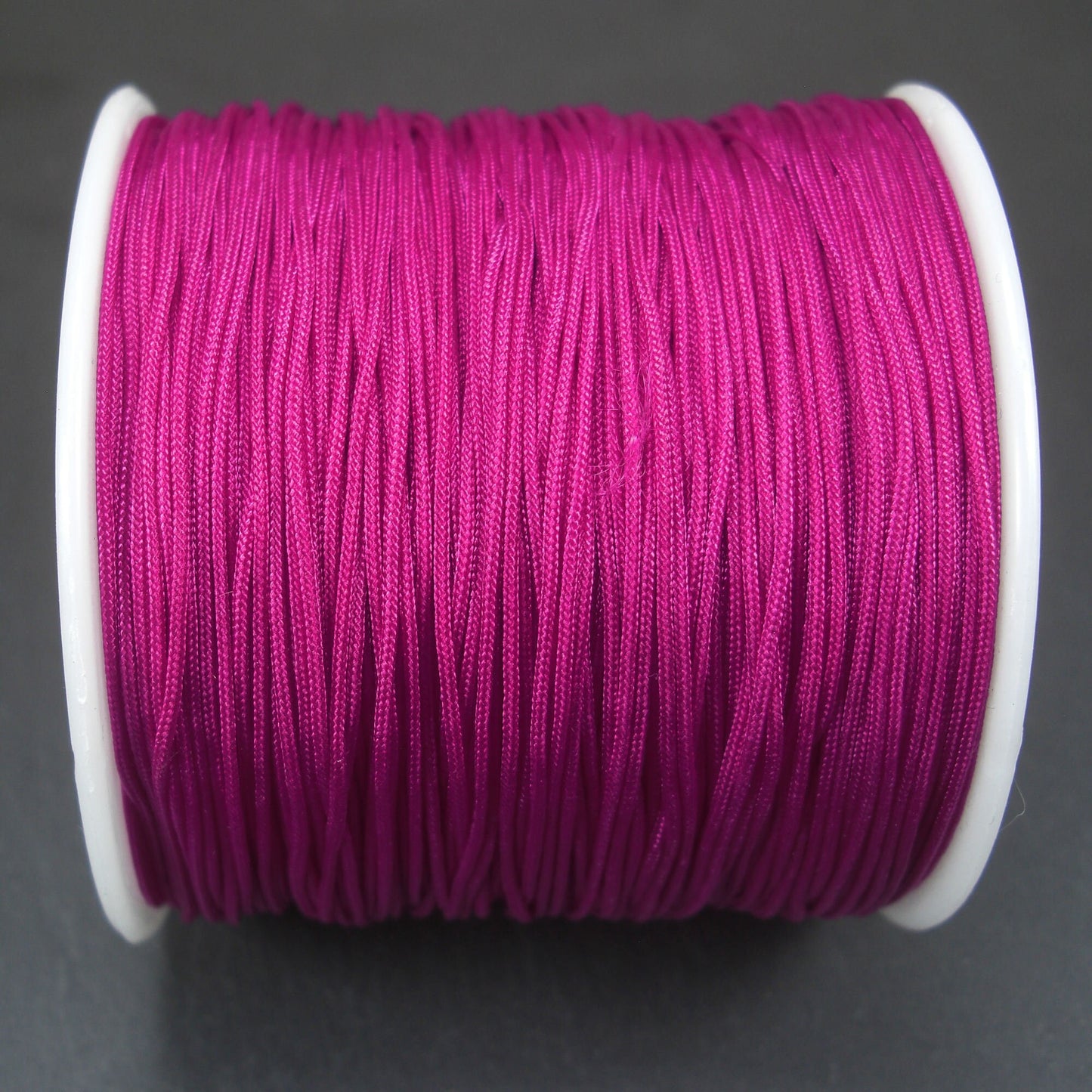 10 Meter Makramee Band 0,8 mm, rosa rot, 10109