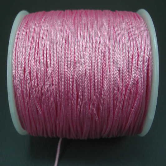 10 Meter Makramee Band 0,8mm, rosa, 10099