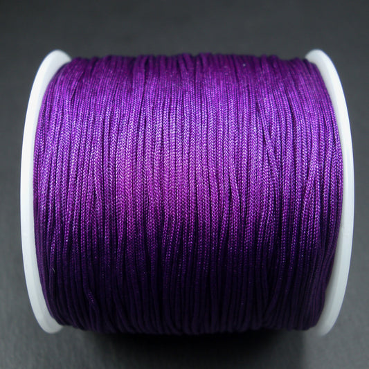 10 Meter Makramee Band 0,8 mm, lila, violett, 10405