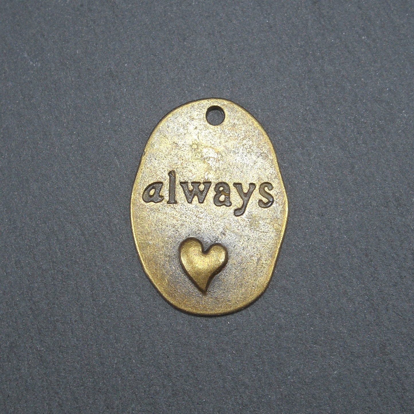 2 Anhänger "Always", bronze, 10433