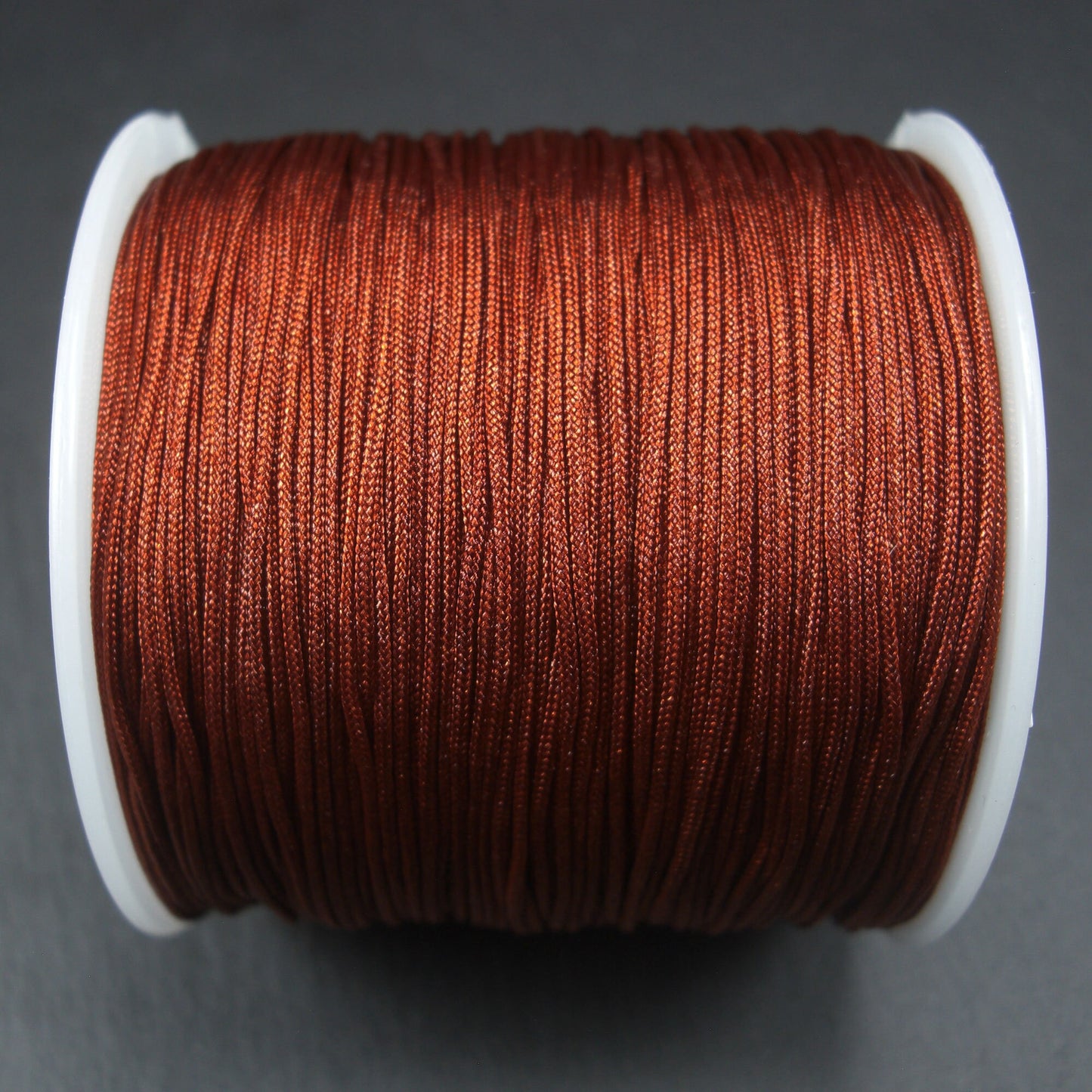 10 Meter Makramee Band 0,8 mm, marone, rot braun, 10409