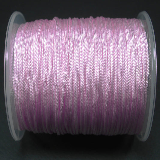 10 Meter Makramee Band 0,8 mm, Rosa, 10793