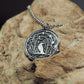 Anhänger Rabe, Wicca, Hexe, Mond, 925 Sterling Silber, 40102