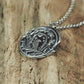 Anhänger Rabe, Wicca, Hexe, Mond, 925 Sterling Silber, 40102