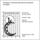 Anhänger/Verbinder Mondsichel, Edelstahl versilbert, 10891