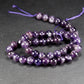 AAA Amethyst Perlen 8 mm, 1 Strang ca. 47 Stück, tiefes Violett, 10912