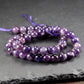 AAA Amethyst Perlen 8 mm, 1 Strang ca. 47 Stück, tiefes Violett, 10912