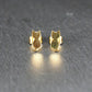 1 Paar Katzen Ohrstecker, Edelstahl 304 ionenvergoldet, gold, 11145