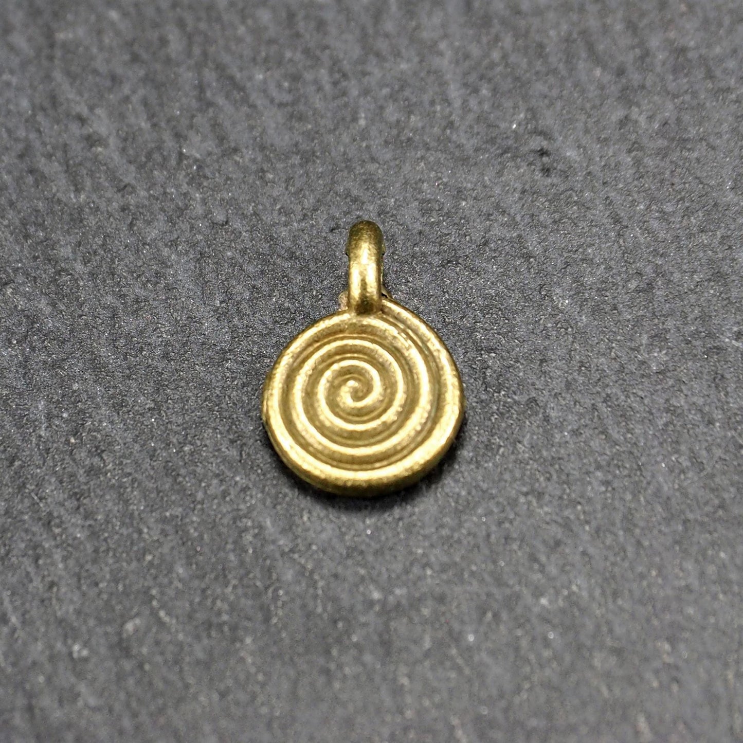 5 Anhänger Spirale, bronzefarben antik, 11255