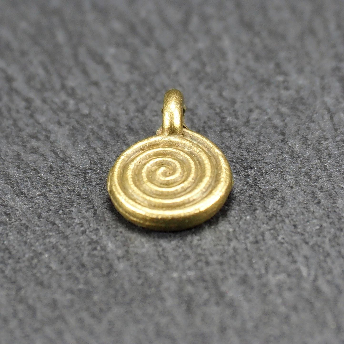 5 Anhänger Spirale, bronzefarben antik, 11255