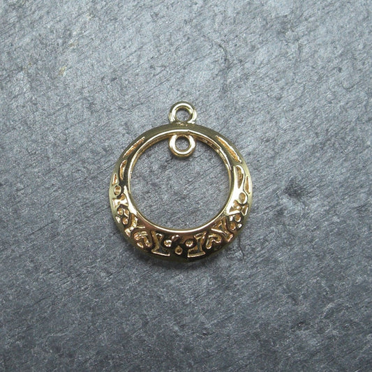 Anhänger Ornament, 24 Karat vergoldet, 10006