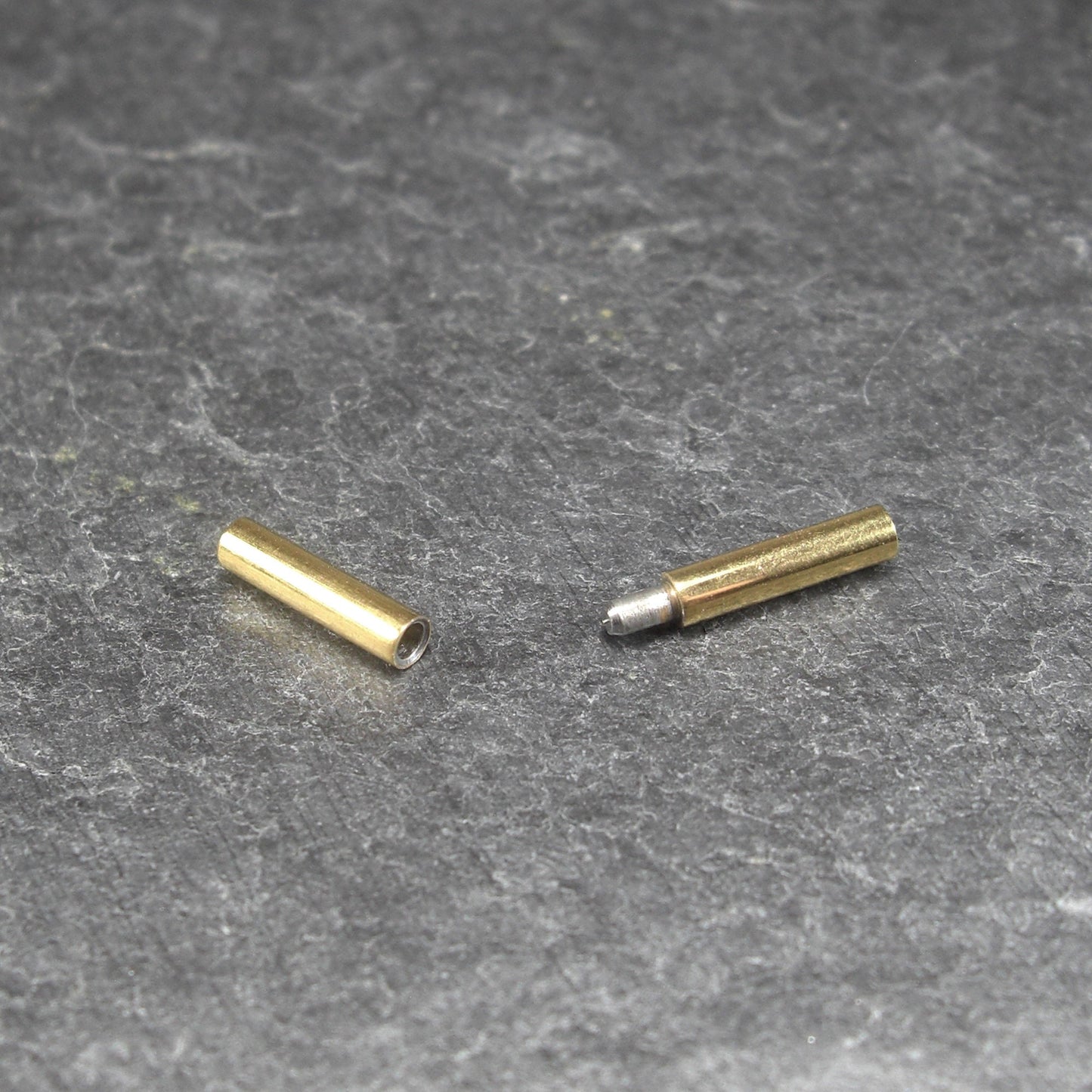 Verschluss, Bajonettverschluss, chirurgischer Edelstahl, goldfarben für 1,5 mm Band, 10723