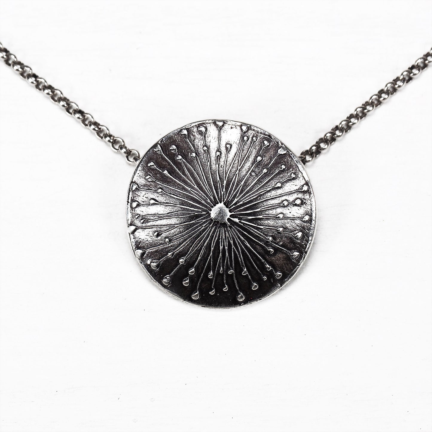 Halskette Pusteblume Löwenzahn Sterling Silber, 40130